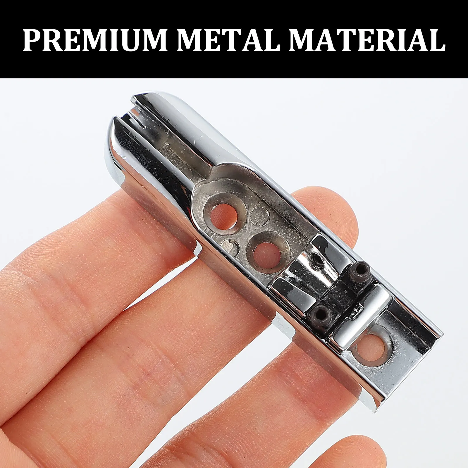 

4 Sets Bass String Bridge Accessories Parts Saddles Guitar Ukulele Bridges and Glass