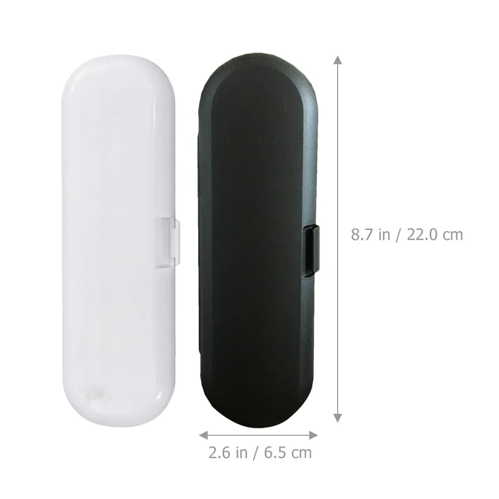 4Pcs Electric Toothbrush Dustproof Case Travel Portable Toothbrush Storage Box with Drainage Holes Outdoor Carrying Holder