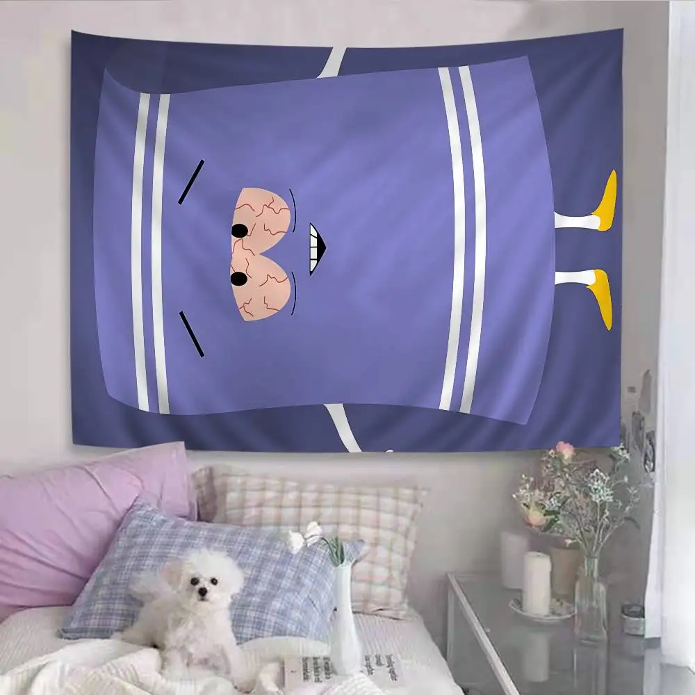 لا تجلب منشفة حمام ساوث بارك مطبوعة كبيرة قماش مزخرف جداري فني خيال علمي غرفة ديكور المنزل بطانية ديكور