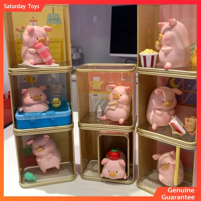 

Original Lulu The Piggy Cozy Time Series Blind Box Lulu Piggy Anime Figure Doll Mystery Box Model Kawaii Lulu Toy Surprise Gift