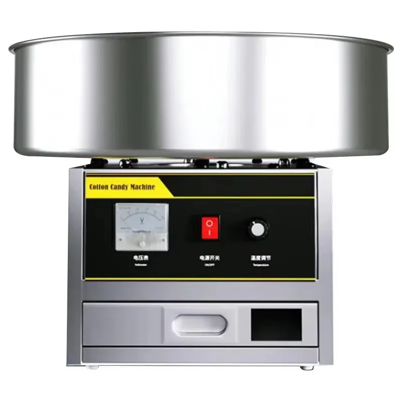 Commercial Electric Desktop Stainless Steel Cotton Candy Machine Cotton Candy Snack