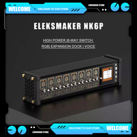 EleksMaker NK6p Desk Controller Switch USB Hub Eleks Geek Toggle Electrical Retro Light Voice Control OLED Screen Home Appliance