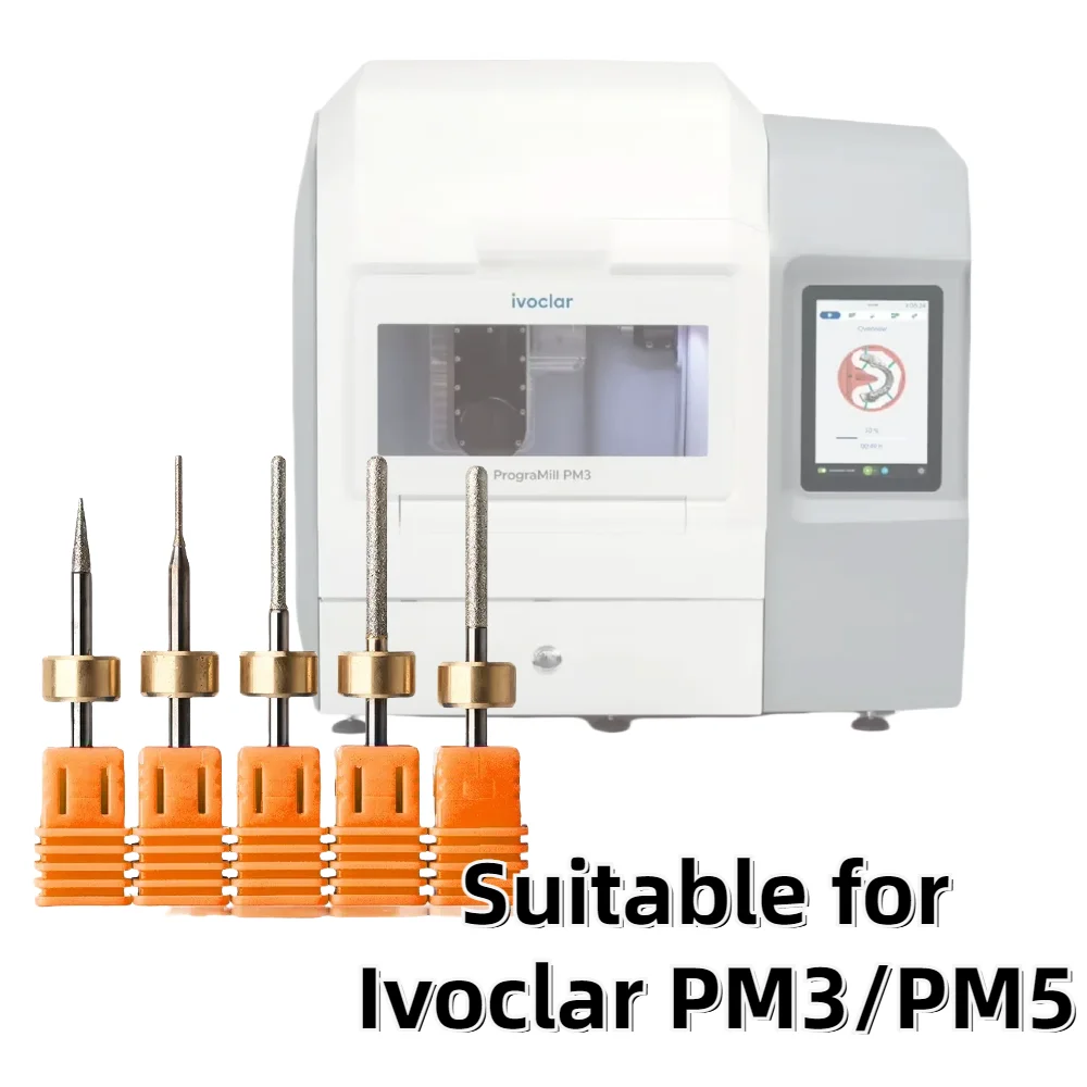 LODDEN Tandheelkundige freesgereedschappen voor Ivoclar PM3/PM5 Lithium Disilicaat Slijpen D3 Schacht CAD CAM Slijpboortjes Laboratoriummaterialen