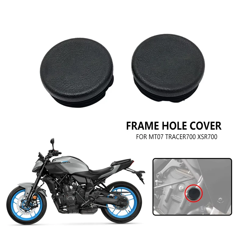 For Yamaha MT07 Tracer700 XSR700 Frame Hole Cover Caps Plug Frame MT 07 Tracer 700 XSR 700 2013-2023 2022 2021 2020 Motorcycle