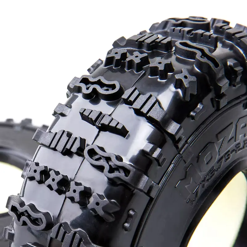 Rhinorc Moza ยางสำหรับแข่งขันขนาด2.2นิ้วเหนียวสุดๆสำหรับชิ้นส่วน mobil RC ระดับโปรและสปอร์ต (2ชิ้น)