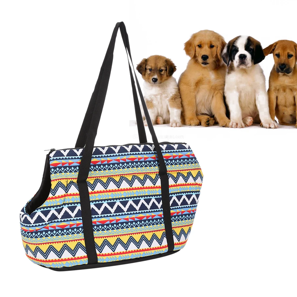 

Fashion Pet Dog Carrier Bag Size L Stylish Shoulder Bag Breathable Comfortable Outdoor Travel Puppy Dog Shoulder