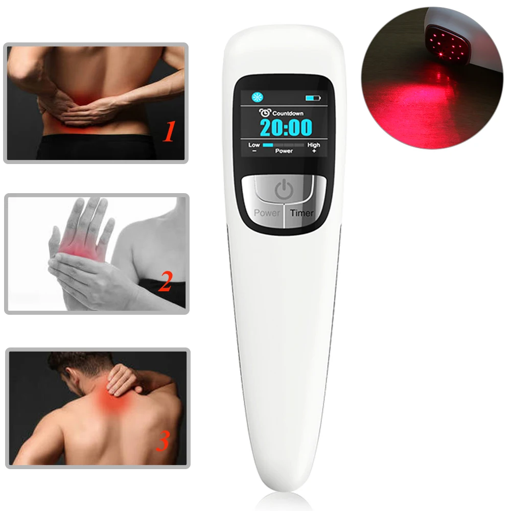 Cold Laser LLLT 808nm Diode Laser Treatment Osteoarthritis and Neuropathy Pain Relief Arthritic Pain Reliever