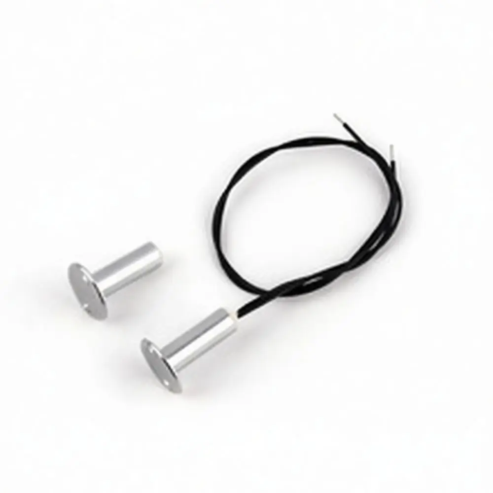 Magnetic Contact Reed Switch Sensor For Xuewilang Security Wired Alarm Door Window Detector Surface Mounted Black Unit