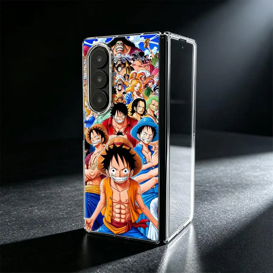 Phone Funda Case for Samsung Galaxy Z Fold 8 Ultra ZFold6 ZFold4 ZFold3 ZFold5 ZFold7 Z Fold 7 6 5 4 3 O-One P-iece Anime
