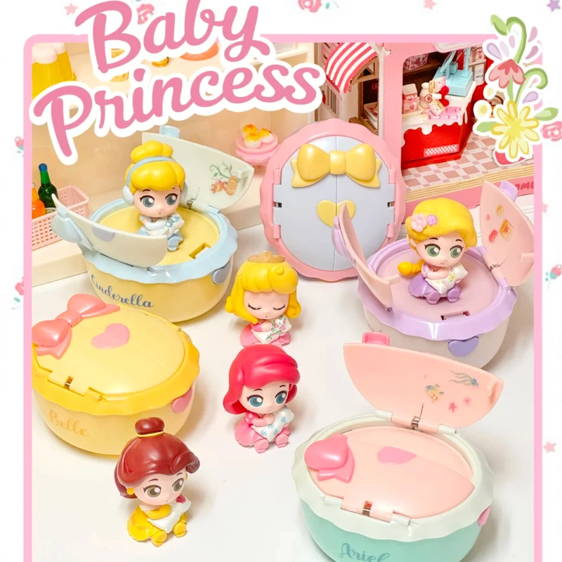 Genuine MINISO Disney Princess Series Sleeping Baby Blind Box Cartoon Cute Figure Ornament Decorative Toy Girl Gift