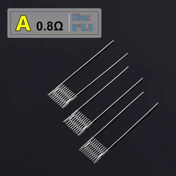 9Types Rebuild Master Mesh Wire Resistance 0.9 0.8 0.6 1.0 1.2ohm Multi Size Repair Home Electronics Accessary Parts 10/50/100pc