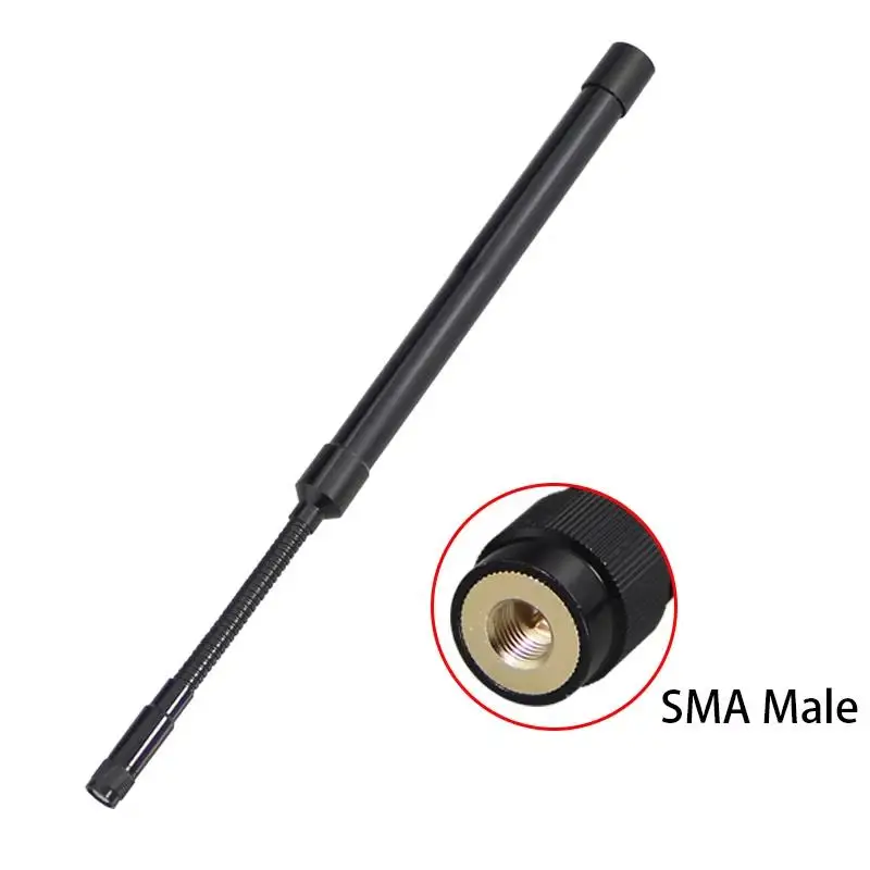 Gooseneck Antenna 868-915MHz 4G 5G LTE 2.4G 5.8G UWB Omnidirectional WIFI Router External Remote Antenna SMA Male Head