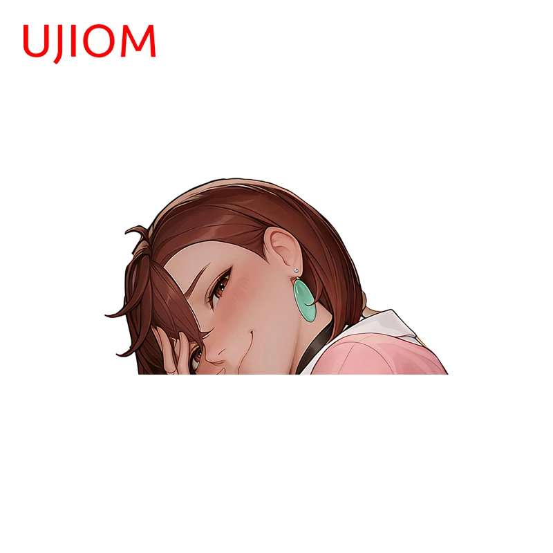 UJIOM Ayase Momo Cartoon Wall Sticker Humorous Waterproof DIY Decal Decorative Stickers Wallpaper Home Decor For Bathroom