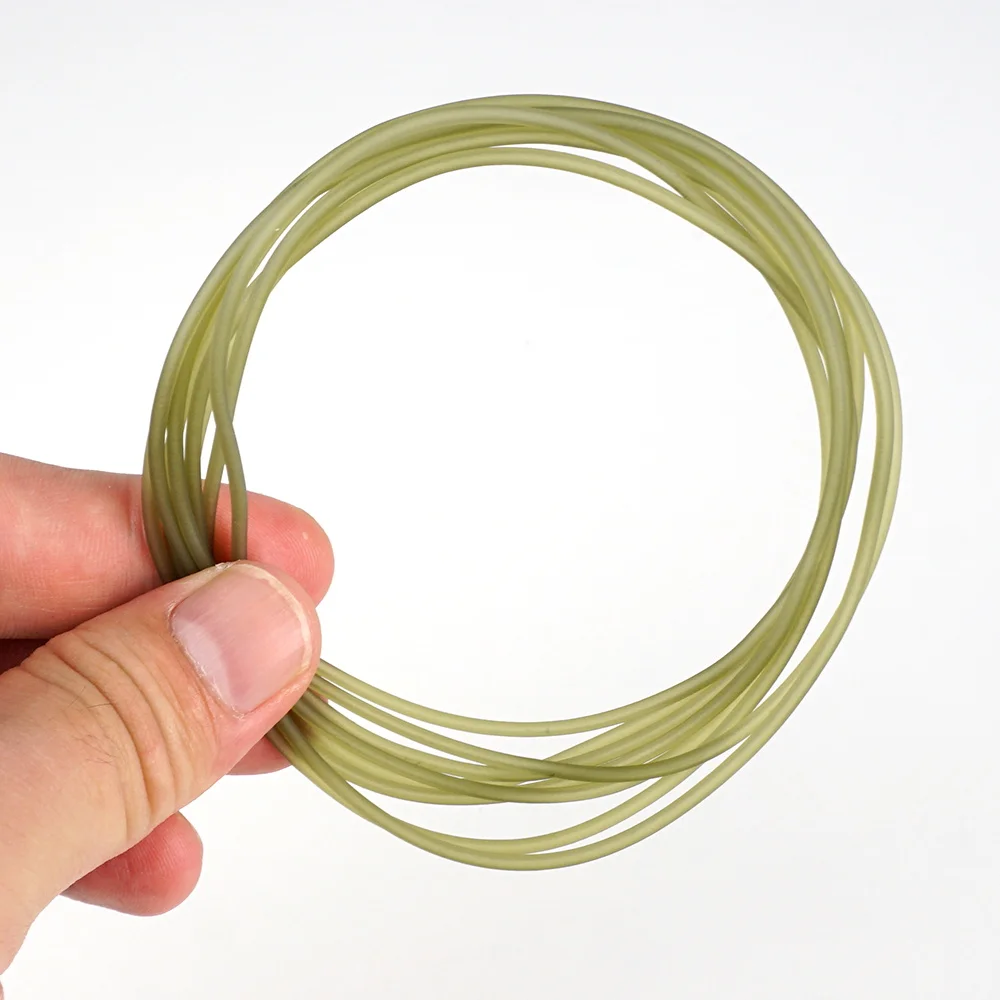 Hirisi AE077 Carp Fishing Rig Tubing Hook Line Sleeves Soft Rig Tube Protector Fake Fishing Line for Carp Rig Tackle Accessories