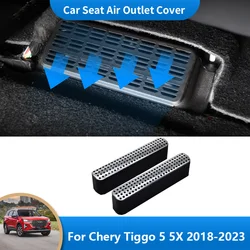 for Chery Tiggo 5 5X 3 4 Pro 2018~2023 Car Air Vent Antiblocking Dust Cover Under Seat Air Conditioning Outlet Cover Accessories