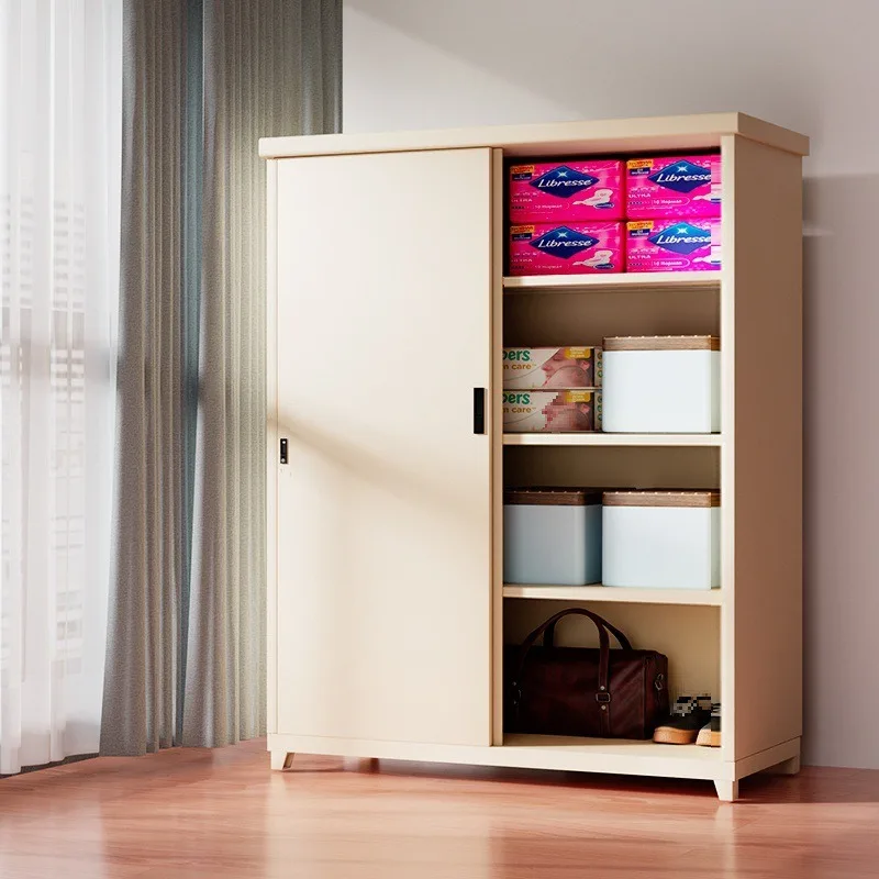 Outdoor sunscreen and waterproof balcony cabinet, outdoor storage cabinet, new iron wardrobe
