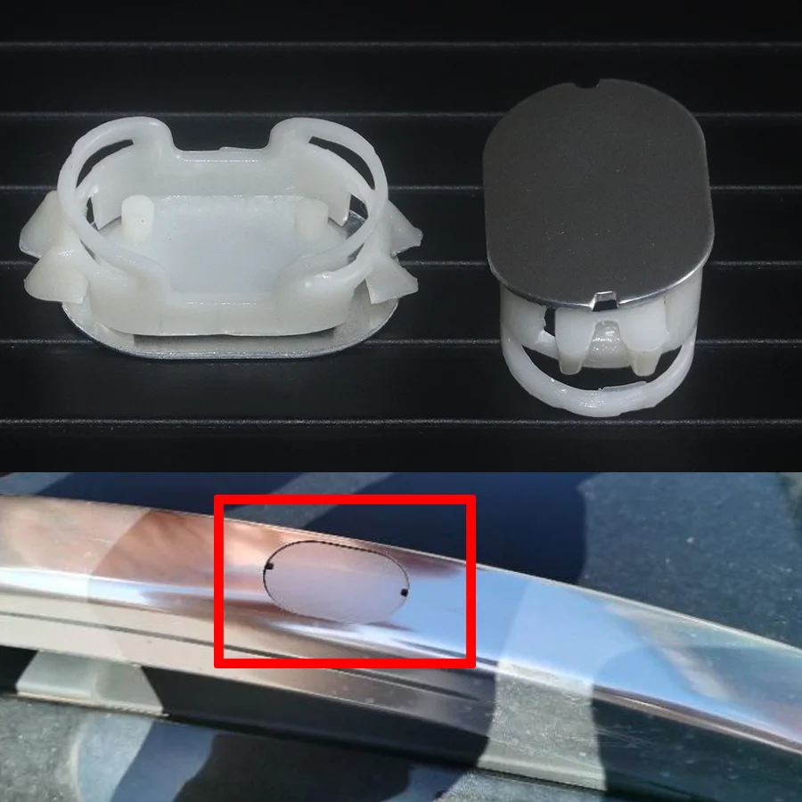 Wooeight 1Pc Luggage Rack Screw Cover Top Roof Rack Cap Plastic Cap Fit For Honda CRV 2017 2018 2019 2020-2021 Car Accessories