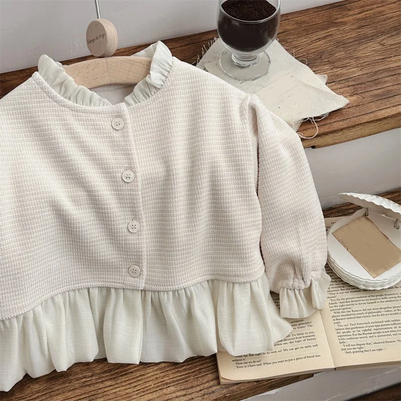 

Children's Outerwear Spring Autumn Winter Coat Jacket For Girls Baby Toddler Clothes Infant Girl Cotton Cardigan Kids Coat
