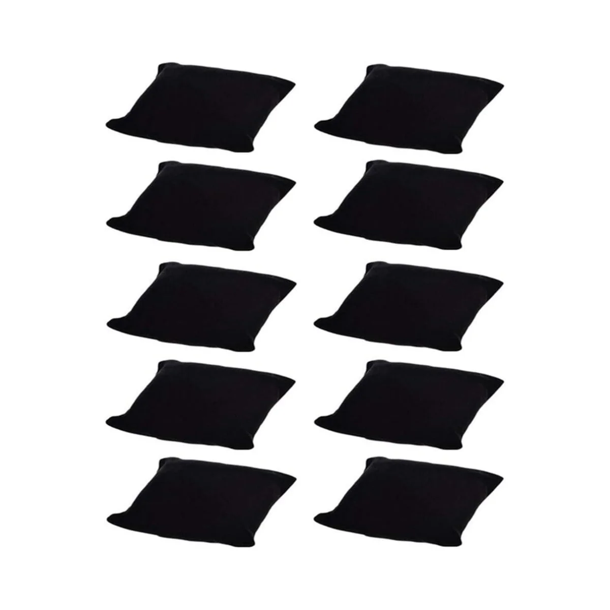 10-Pieces Velvet Small Bracelet/Watch Pillow Jewelry Displays (Black)