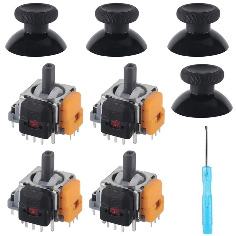 substituicao-de-joysticks-para-controlador-ps4-4-pacotes-de-modulo-de-joysticks-de-sensor-analogico-3d-de-efeito-hall-para-playstation-conrtoller