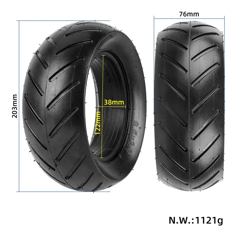 8.5 بوصة 8.5X3.0 سكوتر كهربائي الإطارات الصلبة ل Kugoo X1 صفر 8 صفر 9 VSETT 8 VSETT 9 سكوتر كهربائي الملحقات