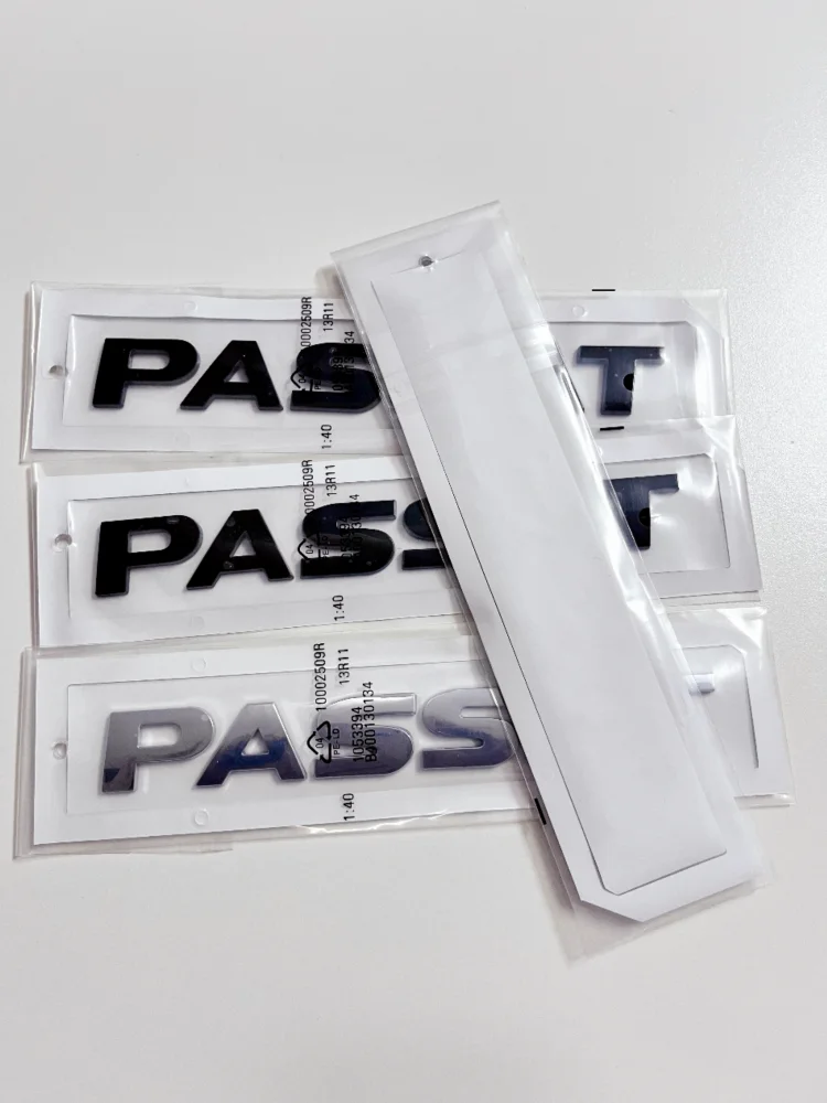 

1pcs 3D ABS forPASSAT Car Letters Rear Bumper Trunk Emblem Sticker Badge Decal styling auto Accessories