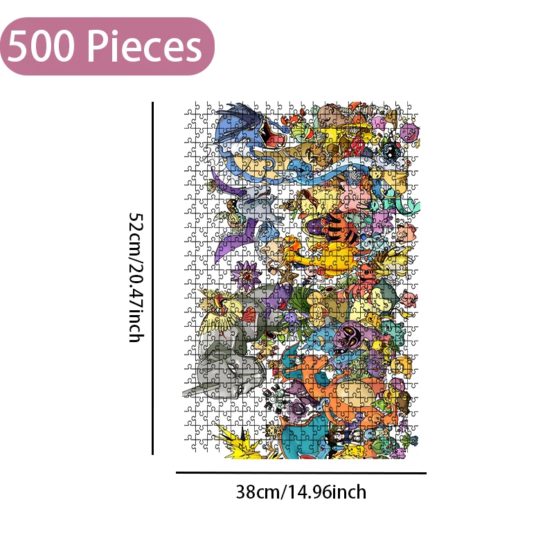 ポケモン ピカチュウ 108〜1000ピース 木製ジグソーパズル