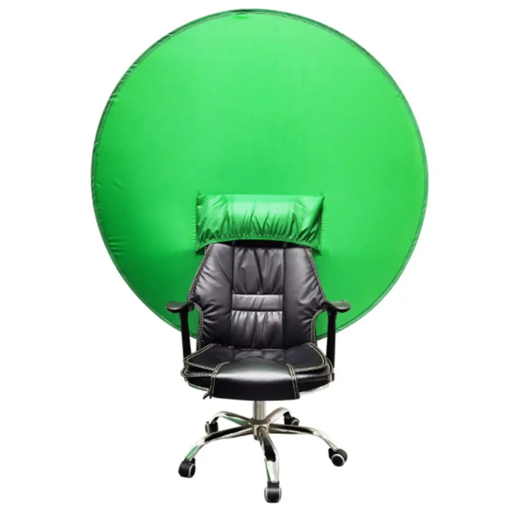 

110/75CM Green Screen Photo Background Cloth Polyester High Color Saturation Photography Backdrops for Live Video Studio
