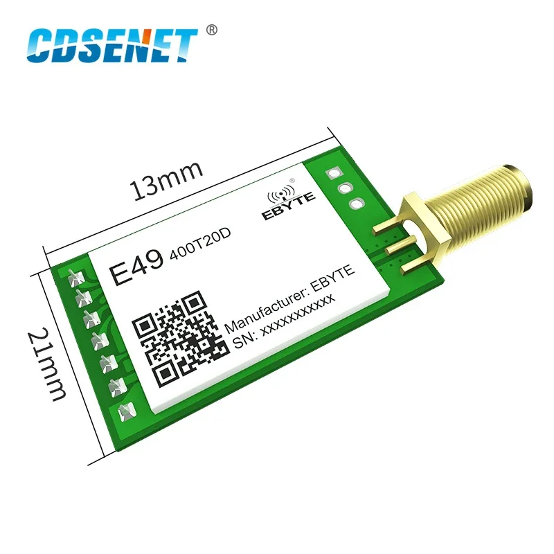 CDSENET E49 seria UART bezprzewodowy moduł aparatu nadawczo-odbiorczego 20/30dBm niska moc bezprzewodowa transmisja danych nadajnik-odbiornik — zdjęcie produktu 2