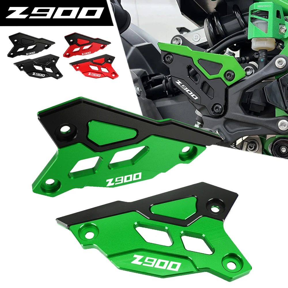 

For Kawasaki Z900 Z 900 2017-2025 2026 Z900 Accessories Motorcycle Pedal Guard Rear Pedal Guard Heel Plate Decorative Accessorie