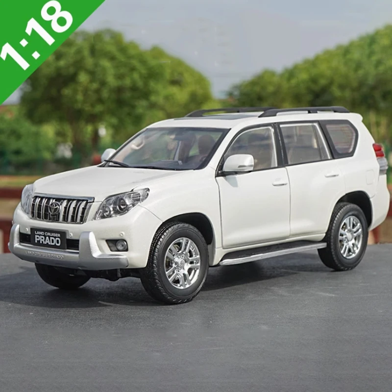 Diecast 1:18 Scale PRADO LAND CRUISER SUV Alloy Motor Vehidle Model Fnished Simulation Hobby Collection Automobile Gift Toys