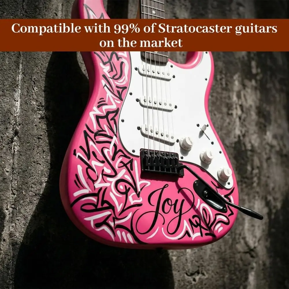 6Pcs/Set M5/6 Thread Electric Guitar Tremolo Arm Threaded Metal 3 Colors Guitar Vibrato Arm Replacement Parts With Tip