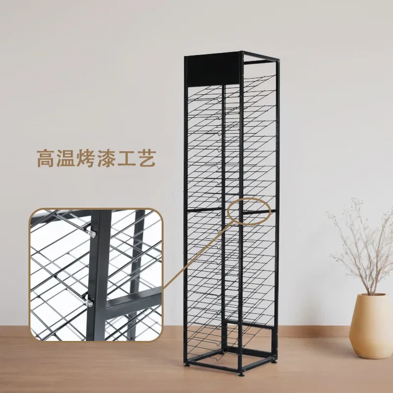 Stationery store cardboard display rack floor bevel shelf can be painted paper shelf sub-board sample data storage