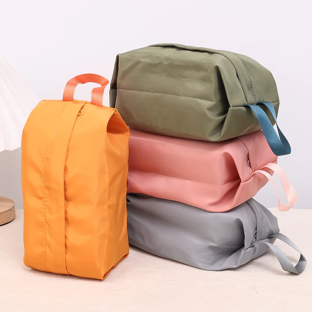 Sac de rangement portable pour chaussettes et sous-vêtements, grande capacité, petit sac de tri de voyage, lavage à la main pliant, trousse de maquillage, nouveau, 1,2 pièces