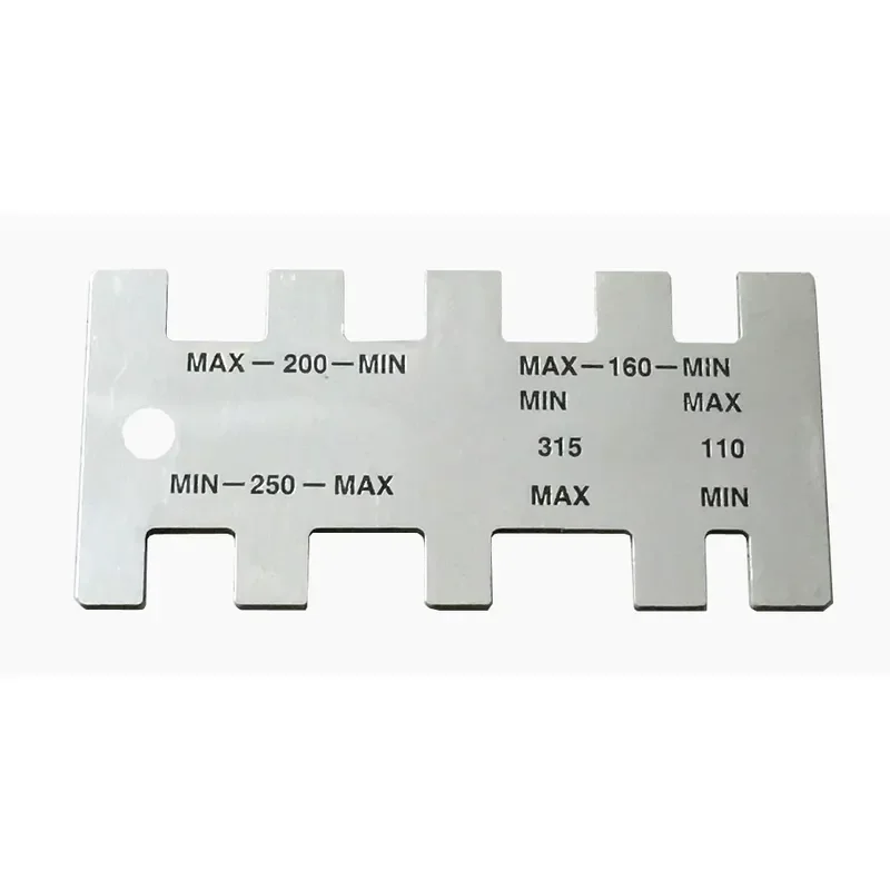 For Hot-selling High Quality PE Crimping Caliper Refined Stainless Steel SDR11 17.6 Welding Ring Flanging Inspection Hot Melt