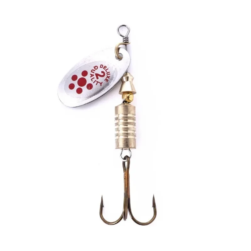 10Pcs Fishing Lure Sequins Crankbait  Spinner Spoon Metal Bait Spoon Baits for Bass Trout Perch Pike Rotating 6.7cm 6/7g
