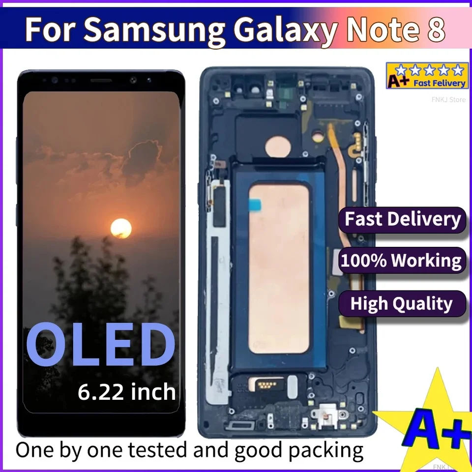 NEW OLED Note 8 Display For SAMSUNG Galaxy Note 8 N950 N950F LCD