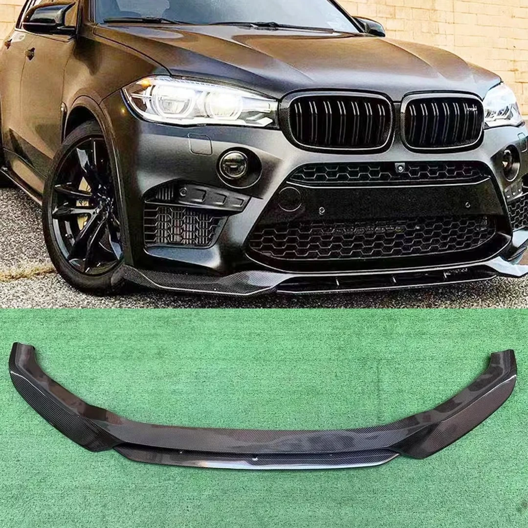 Full Custom Build With Old-to-new Body Kit ConversionF85 F86 X5M X6M Carbon Fiber Separator Front Lip For X5M F85 X6M F86 2015-