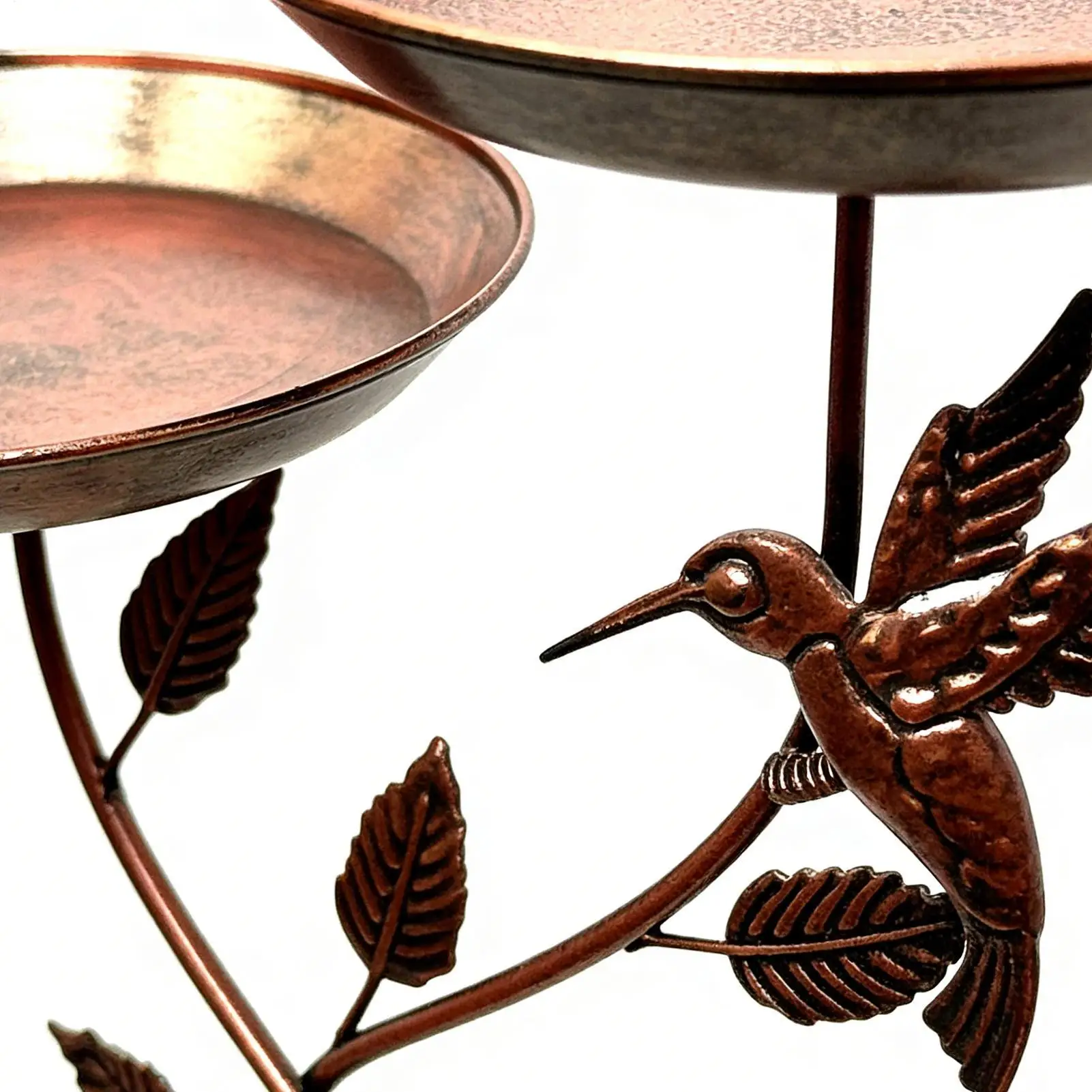 

Металлические уличные кормушки-поилки для птиц с защитой от ржавчины, со съемной чашей, для сада, газона, декора, пруда