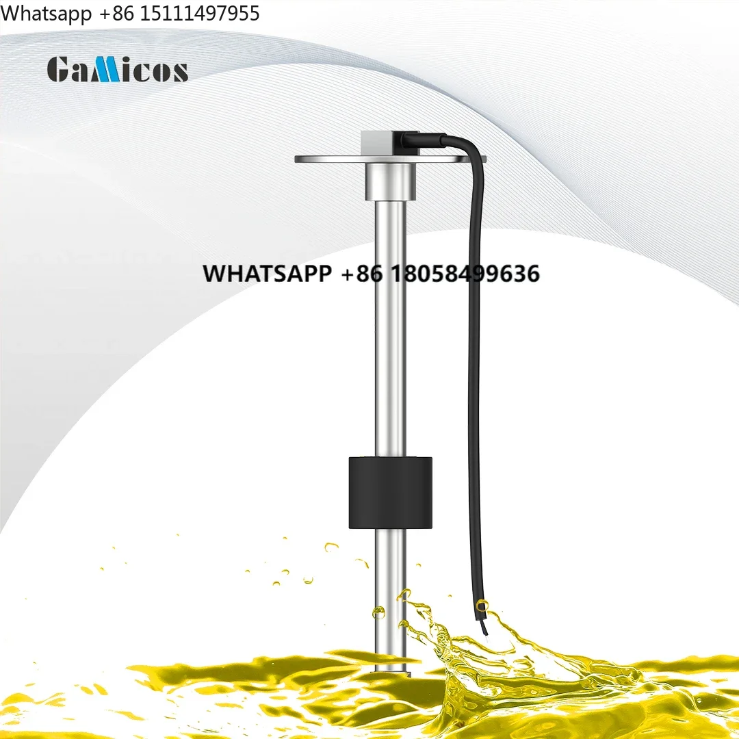 GLTV3 200~1000mm Stainless Steel Threaded and Flange Float Fuel Level Sensor for Yachts
