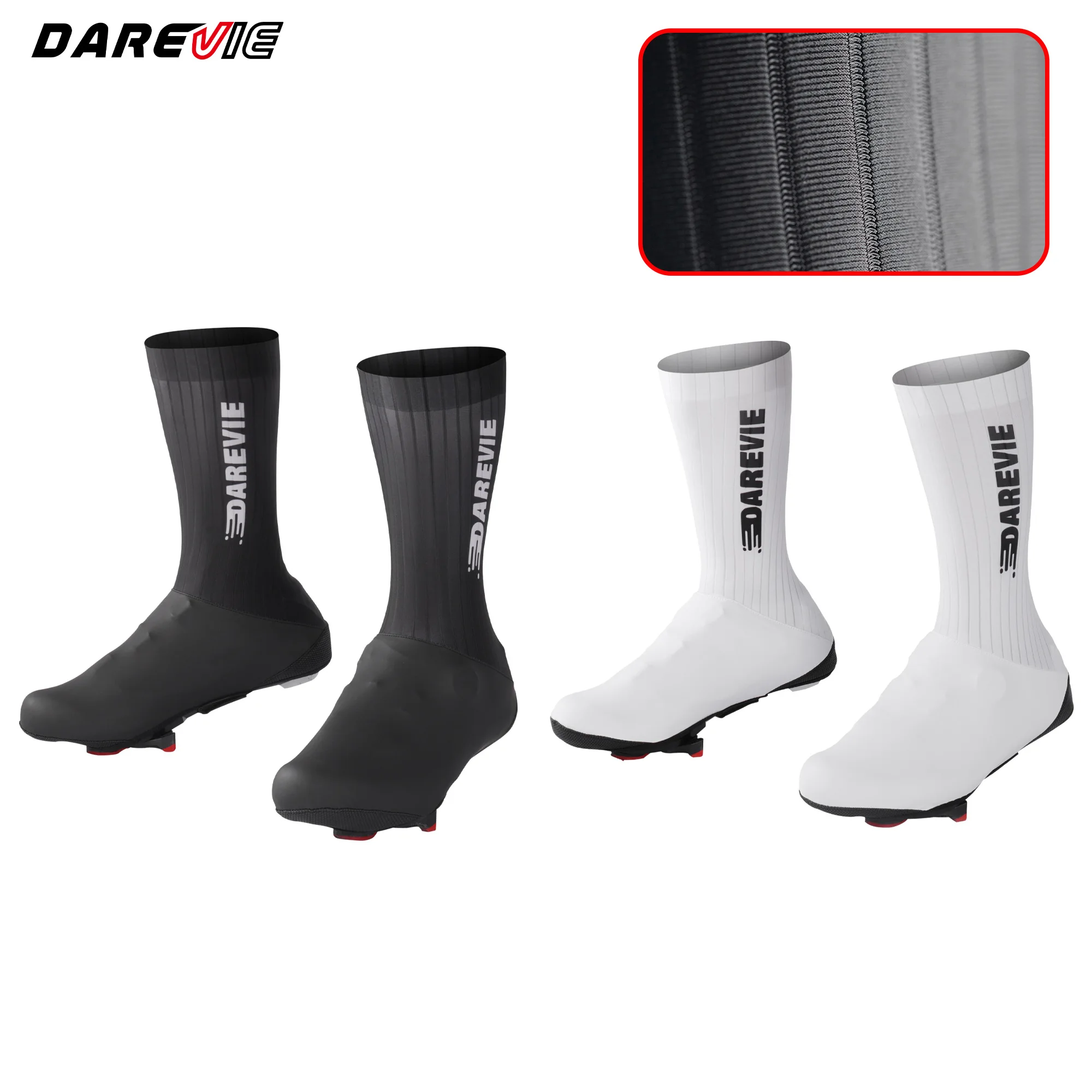 DAREVIE AERO Cycling Shoes Covers UCI Length Reduces Wind Resistance Waterproof Anti-Slip MTB Road Cycling Men Cycling Socks