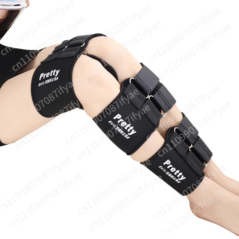 Straight leg leggings, physical correction posture straps