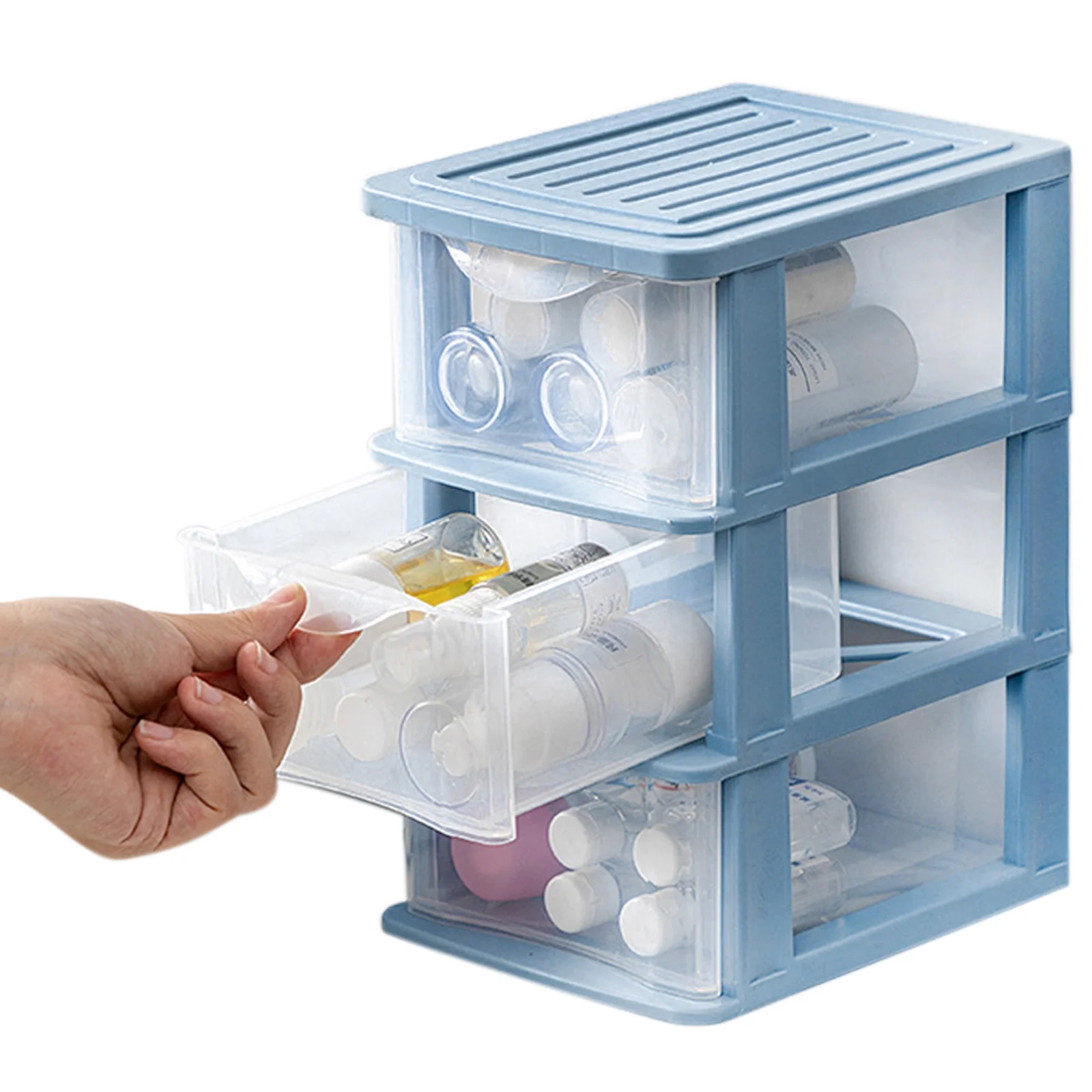 Shelf Storage Box Organizing Holder Desktop Case Dressers Office Drawer Cabinet Plastic Pp Sundries Container Bins