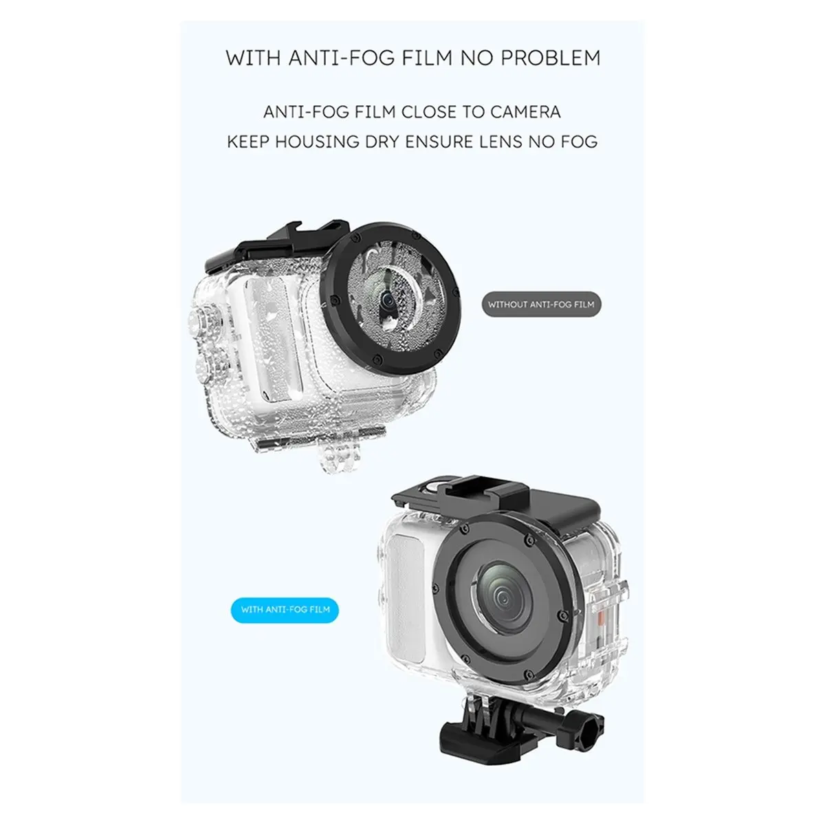 

Прозрачный водонепроницаемый чехол M05K для экшн-камеры Insta360 GO Ultra, защитный чехол для дайвинга на глубину до 60 м, комплект аксессуаров