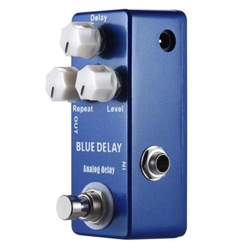Mosky Deep Blue Delay Analog Delay Mini Pedal Three Knobs Control Delay Time Repeat Output Level Adjustment True Bypass