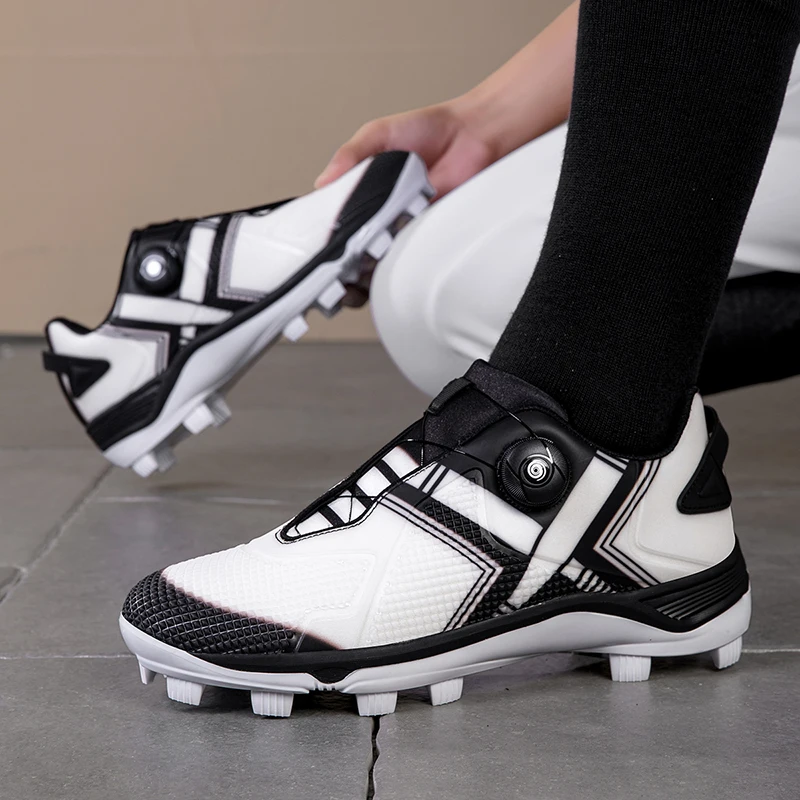 Men's Baseball Shoes, Professional Softball Sports Shoes, Anti Slip Outdoor Nail Shoes, Baseball Training Shoes Sizes 38-45