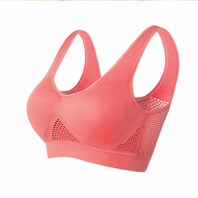 Sujetadores deportivos para Mujer, Bralette de algodón, Top acolchado, ropa interior para Fitness, correr