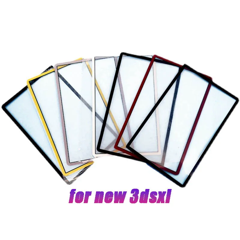新しい3dsxlのトップスクリーン,外部レンズカバー,修理部品