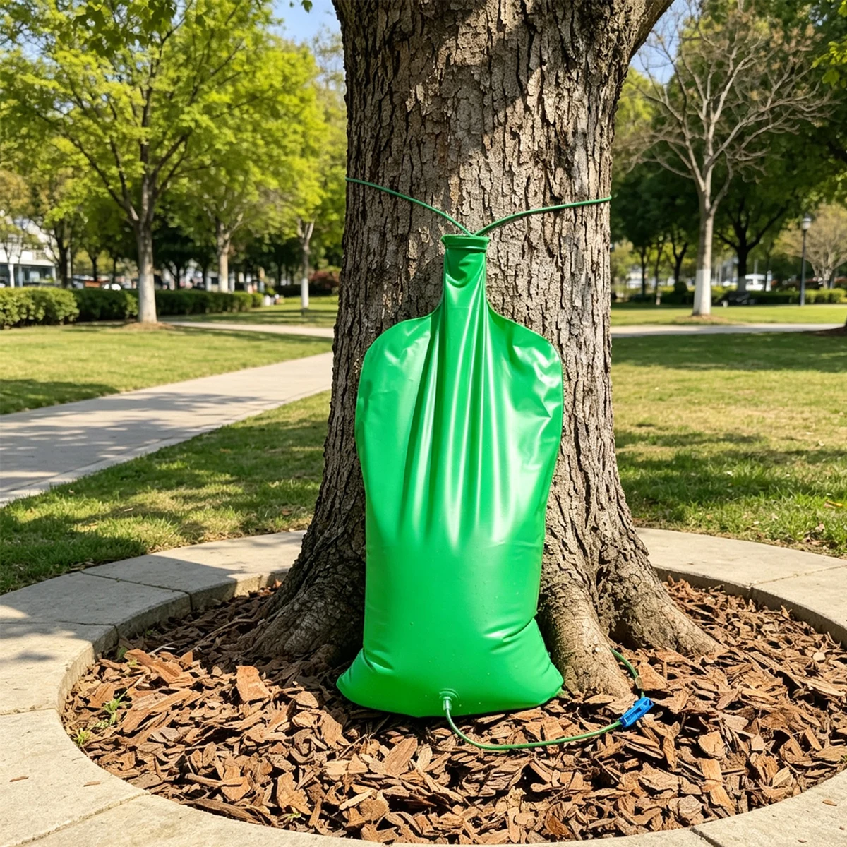 Reusable Tree Drip Irrigation Adjustable Water Supply Bag Self-watering Set Kit Dripper Dripping Garden Gadgets Drippers System