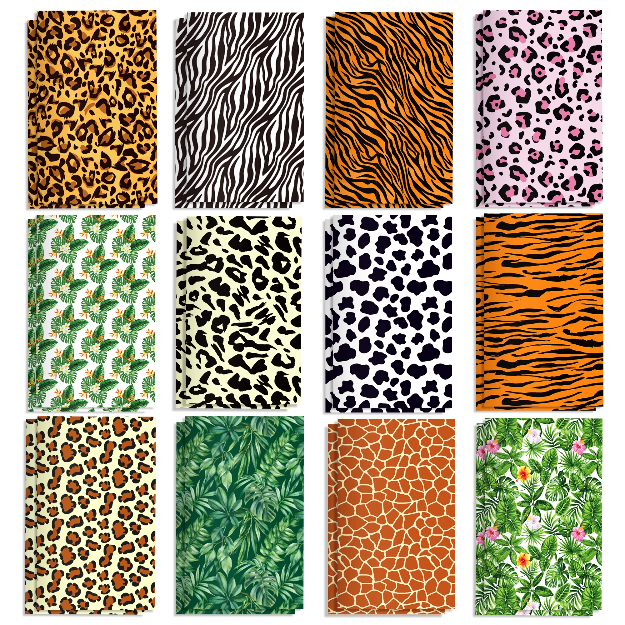 12/24/36 Stück Leopard Mini-Taschennotizbücher, linierte Notizbücher, Studententagebücher, kleine Notizblöcke, Geburtstagsgeschenke